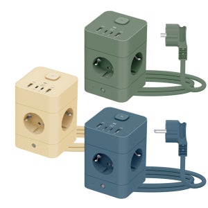 에코너 MT08 타워 디자인 멀티탭 USB C타입 4구 PD20W 고용량 고속충전 1.8m