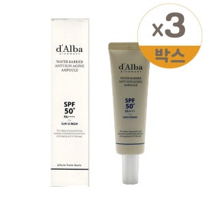 달바 선크림 워터 베리어 안티 선 에이징 썬 앰플 7ml 3개