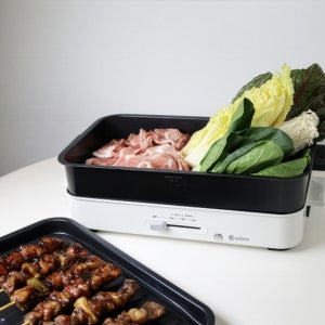 벤하임 2In1 멀티 전기그릴 4중열선 강력화력 그릴 전골 볶음 부침 BER-04-001