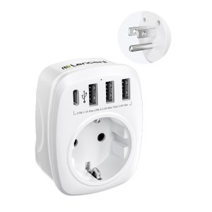 렌센트 해외여행용 충전기 미국 규격 일본 태국 대만 Type B 플러그