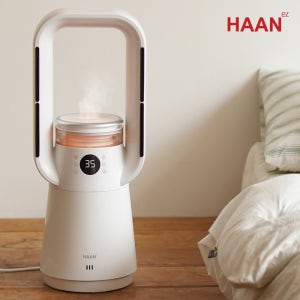 [25년형 가습겸용]한경희 온풍기 가정용 아기방 PTC 히터 그래핀 온풍기 타워형