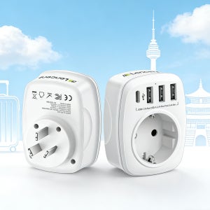 렌센트 해외여행용 충전기 호주 규격 중국 Type I 플러그 1개