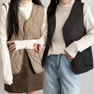 가벼우면서 포근한 마르쉐 포켓 경량조끼 빅사이즈