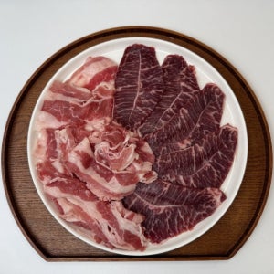 부채우삼겹 세트 1kg 구이용 찌개용