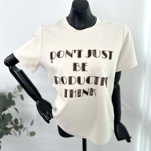 스팽글 비즈 영문 기모 도톰 반팔티셔츠 25W