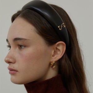 몬트 패딩 가죽 머리띠 라지 (L243MHA010)