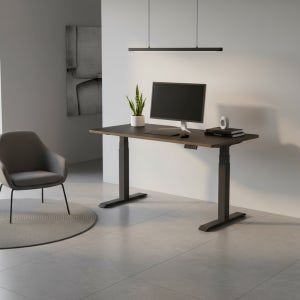 덱스탑 스마트 모션데스크 PRO 2.0 높이조절책상 스탠딩책상 높낮이조절 1800(3단/듀얼모터), NEW블랙상판+블랙프레임