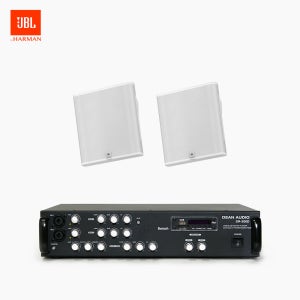 JBL SLP14T 벽부형 방수스피커 100W + SR-350D 앰프