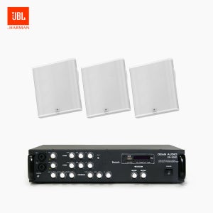 JBL SLP14T 벽부형 방수스피커 100W + SR-350D 앰프