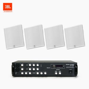 JBL SLP14T 벽부형 방수스피커 100W + SR-350D 앰프