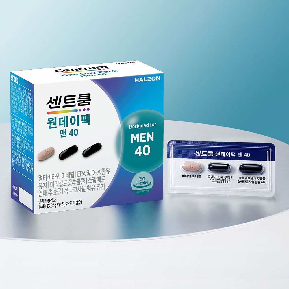 센트룸 원데이팩 맨 40 14개입, 1개