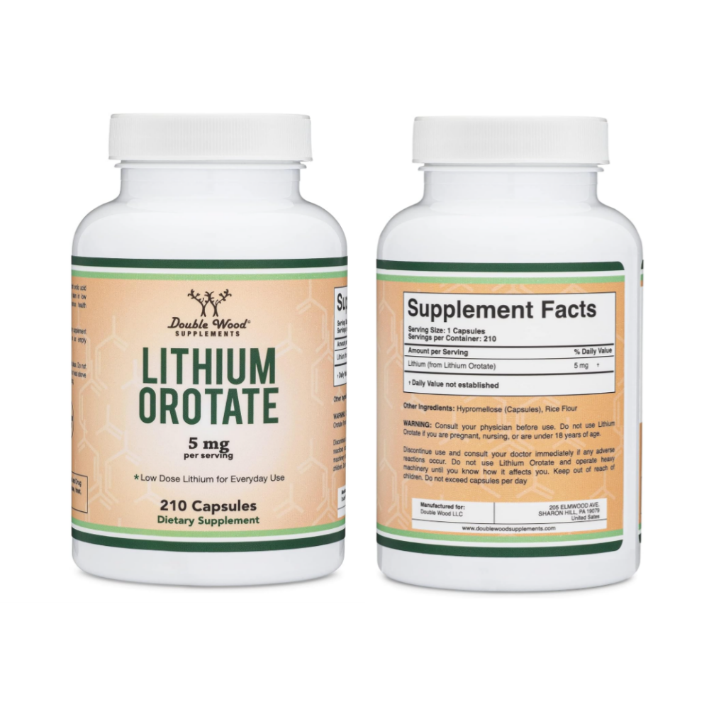 더블우드 <b>리튬</b> 오로테이트 5mg