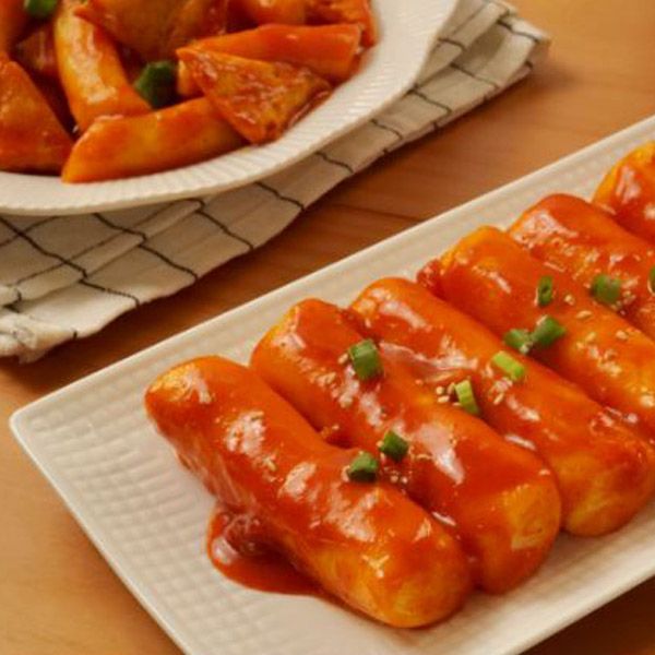진관상사 사계절 떡볶이 밀키트 순한맛-카레맛 (쌀떡) 600g 진짜 먹거리