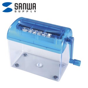 강원전자 산와서플라이 수동 소형 문서 세단기 PSD-12