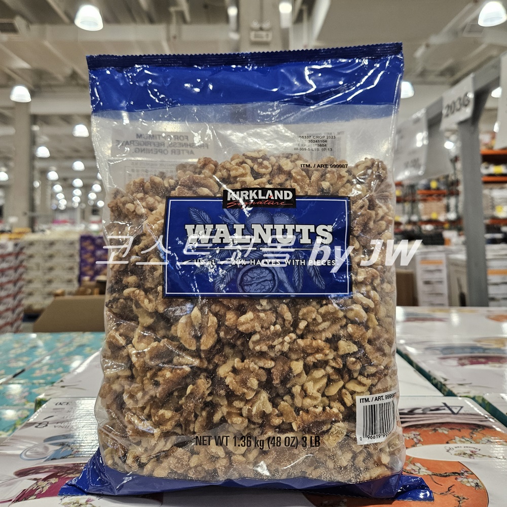 코스트코 커클랜드 호두 반태 깐호두 베이킹 토핑 대용량 견과 간식 월넛 미국산 1.36kg