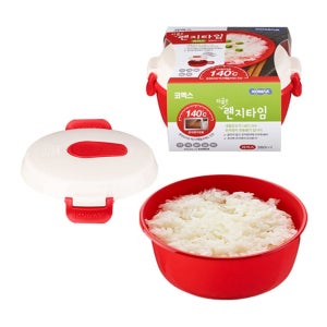 코멕스165 렌지용기 렌지타임 380ml 전자렌지 조리용기 전자레인지 밥팩 라이스 즉석밥