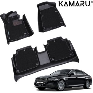 제네시스 G90 1세대 매트 카마루 6D 듀라 코어 입체매트 1+2열 4륜