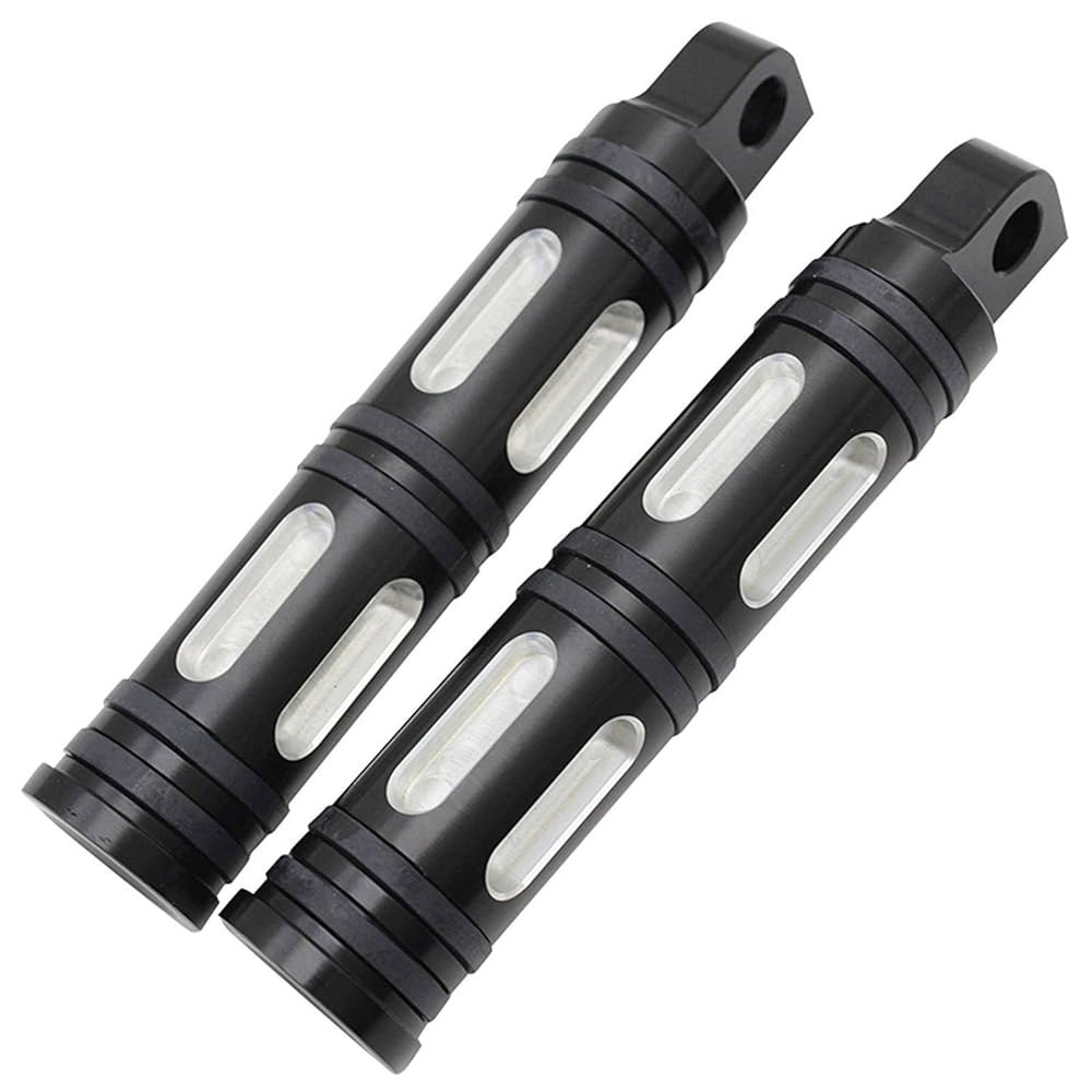 TESWNE <b>페어</b> 빌렛 CNC 알루미늄 모터사이클 풋 페그 스포츠스터 <b>남성용</b> 마운트 풋레스트(블랙)