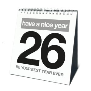 알루이 2026년 심플 탁상 데스크 테이블 달력