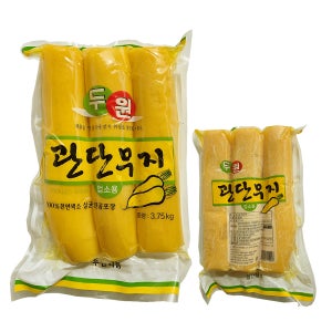 두원 관단무지 통단무지 업소용 3.75kg, 4개