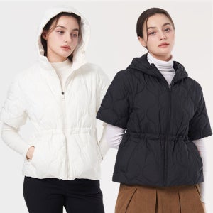 여성 골프 반팔 패딩 경량 겨울 패딩조끼 여자 골프웨어 (W6WJ01)