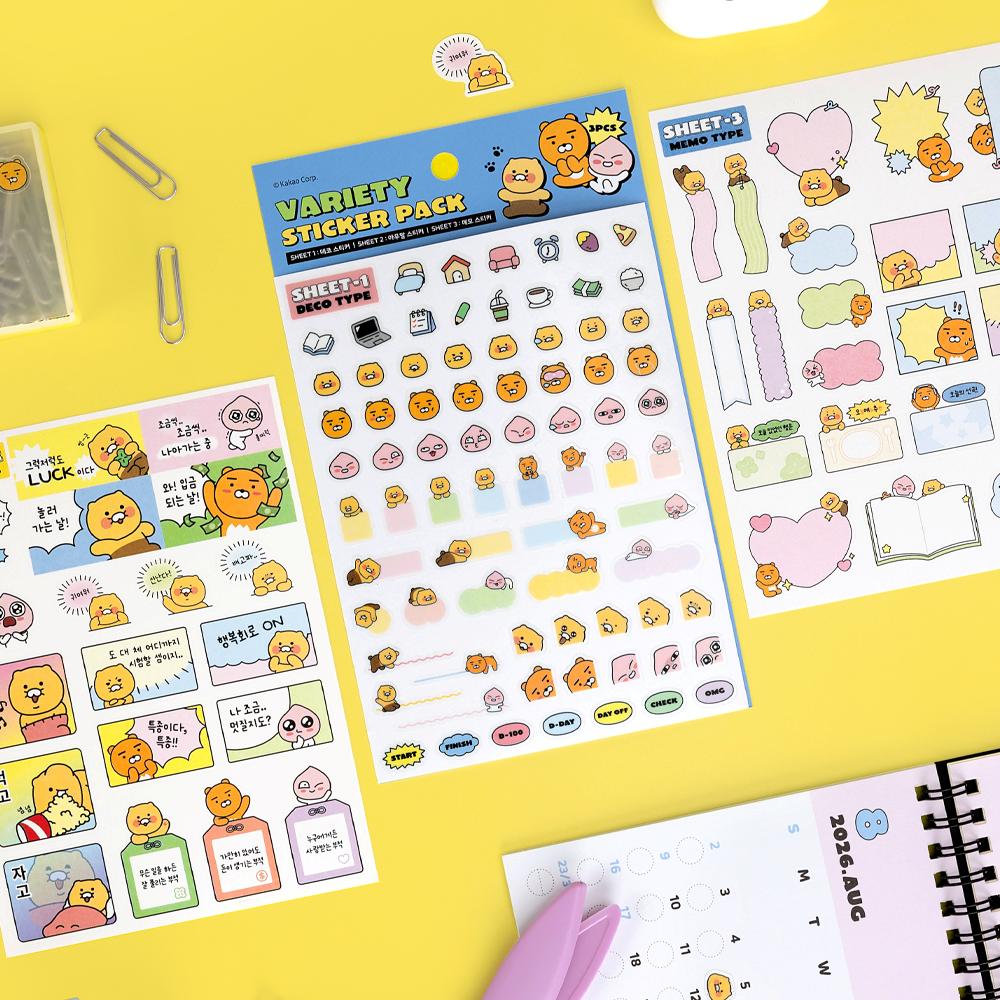 카카오프렌즈 캐릭터 스티커