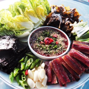 포항 구룡포 과메기 꽁치 청어 야채세트