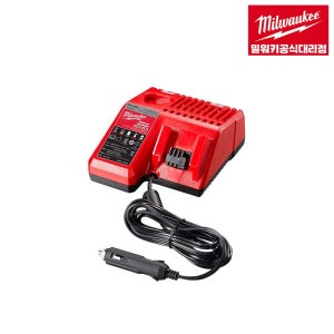 밀워키 대리점 M12-18AC 시거잭 배터리 충전기 순차충전