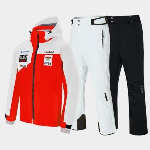 펠리체 스키복 세트 FWSKIJK 307U 보드복 세트 레드
