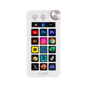 지클릭커 멀티미디어 에디터 넘버키패드 스트림덱 계산기 SD16 3way 화이트