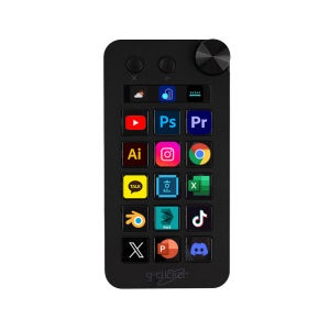 지클릭커 멀티미디어 에디터 넘버키패드 스트림덱 계산기 SD16 3way 블랙