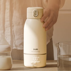 NEW 두리 휴대용 분유포트 아기 무선 여행용 500ml 100도