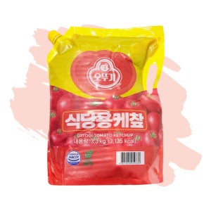 [달디단마켓] 오뚜기 업소용 토마토케찹 3.3kg 스파우트팩 케찹