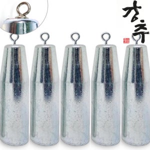 봉돌 구멍 낚시 싱커 고리봉돌 고리추 원투 막대추 25호