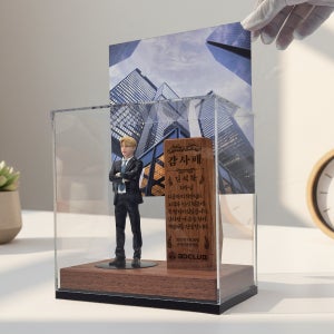 3D정장피규어 선물세트 정년 퇴직 공로 환갑 개업선물 상패 기념패 15cm피규어