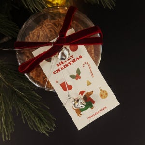 크리스마스 택 선물 박스 포장 성탄절 산타 구디백 쿠키 소품 악세사리 40매