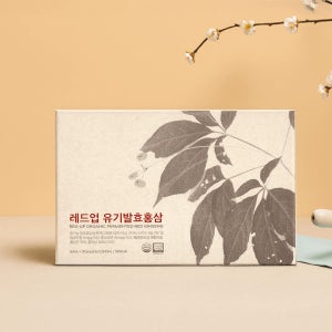 레드업 유기발효홍삼 유기농 30포, 1개