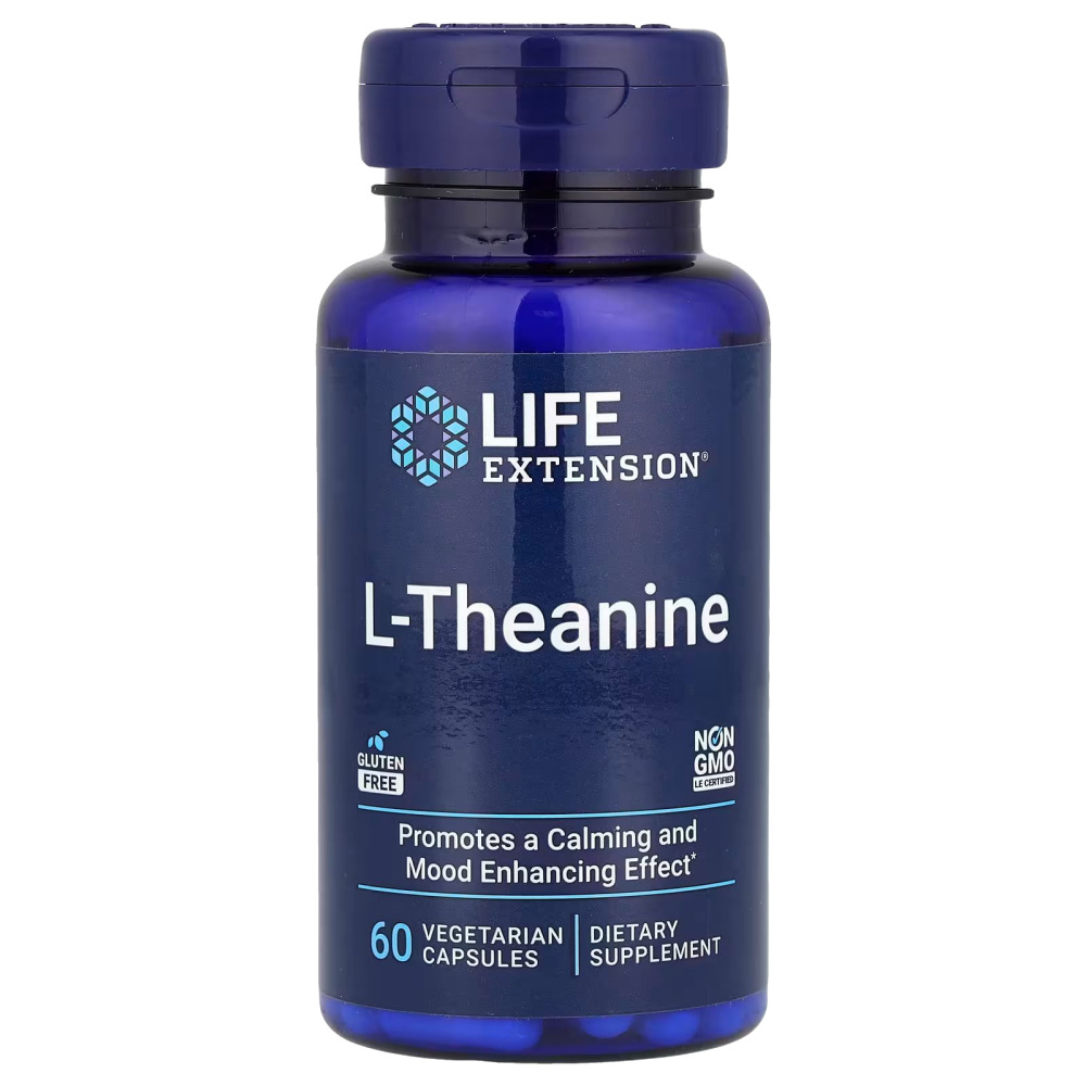 라이프익스텐션 L <b>테아닌</b> 100mg 60캡슐 Life Extension <b>Theanine</b>