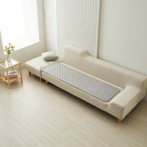 더안 EMF 탄소매트 온열매트 카본 전기매트 전자파없는 전기요 시어서커 미니, 50x180cm, 그레이