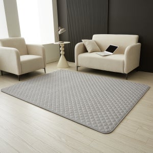 더안 EMF 탄소매트 온열매트 카본 전기매트 전자파없는 전기요 시어서커 라지킹(분리난방), 180x200cm, 그레이