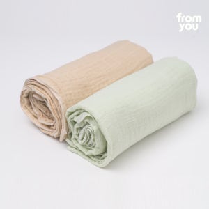 무형광 순면 아기목욕타올 신생아 속싸개 블랭킷