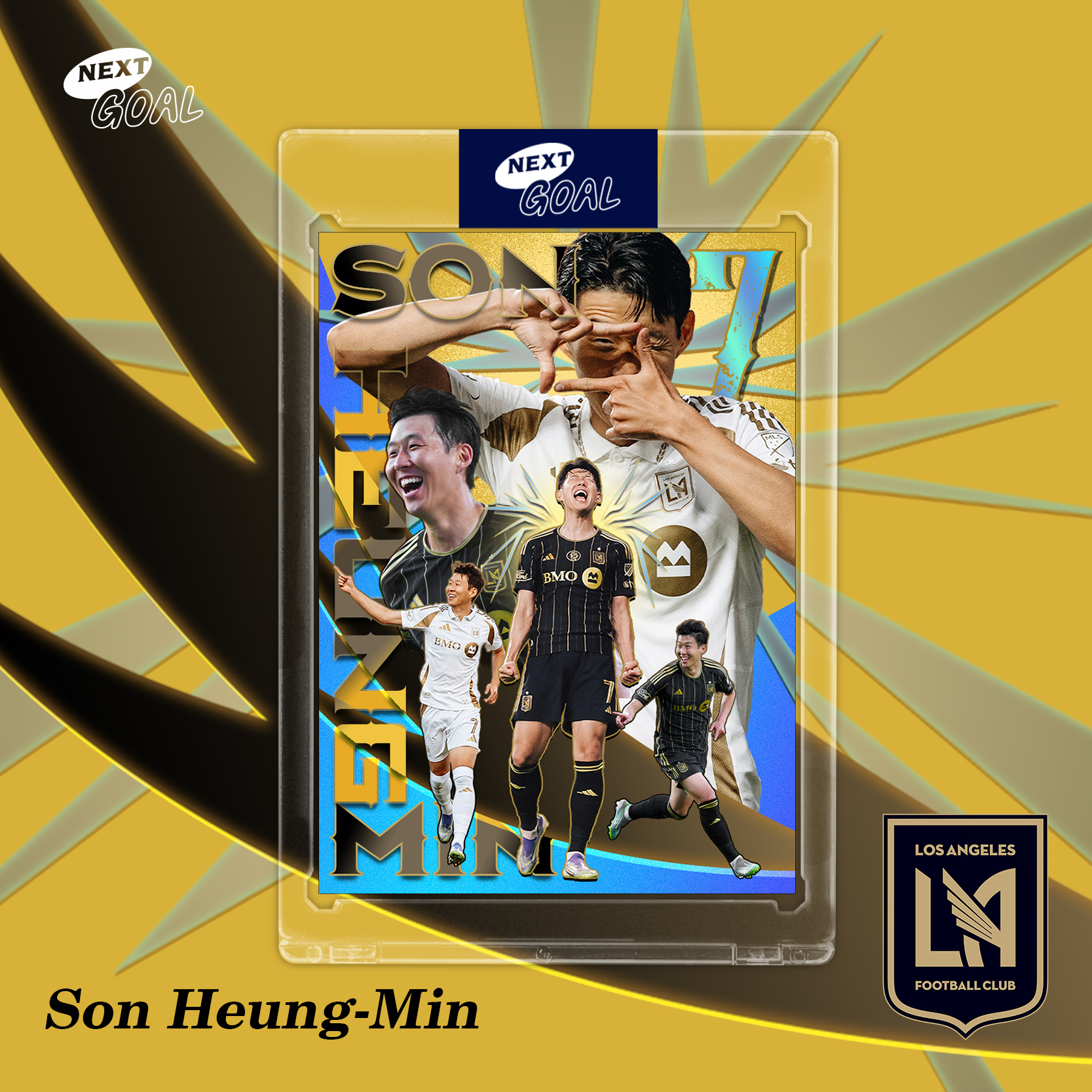 로스앤젤레스 FC 손흥민 축구 커스텀 수제 제작 콜라보 카드