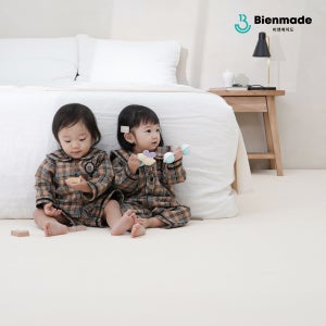 비엔메이드 디어 층간소음 롤 매트 PVC 유아 아기 거실 놀이방 발코니 베란다 복도 논슬립 무지 러그 셀프시공 110X400cm