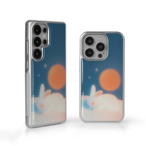 기키 에폭시 실버 범퍼 폰케이스 아이폰 갤럭시 디자인 Lunar Rabbit 12