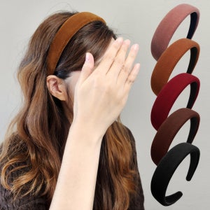 벨벳 머리띠 헤어밴드 반다나