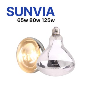 썬비아 UVB 65w 80w 125w 파충류 육지 거북이 도마뱀 스팟 램프