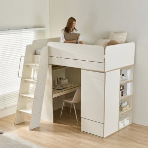 삼익가구 빅 네스트 벙커 이층 침대+옷장+책상 세트(매트제외-슈퍼싱글)