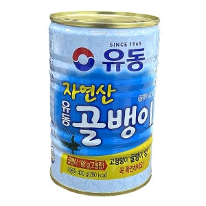 자연산 유동 골뱅이 400g 통조림 캔