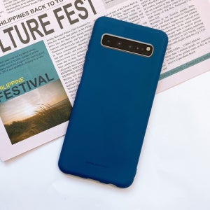 매트 파스텔 소프트 젤리 실리콘 케이스 네이비, 갤럭시S10 5G