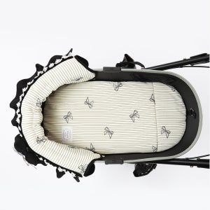 플리앙 유모차 커버업 쿠션 (커버분리형) 에어코일 블랙, L